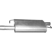 Резонатор Фольксваген Транспортер V (Volkswagen Transporter V) 2.5 D 03-09 (30.221) Polmostrow алюминизированный