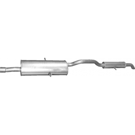 Глушитель Крайслер Вояджер (Chrysler Voyager) 3.8i, 00 - 07 (45.32) Polmostrow алюминизированный