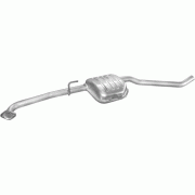 Резонатор Опель Омега Б (Opel Omega B) 2.5 V6/3.0i 24V kombi KAT левый 94- (17.236) Черновцы SKS